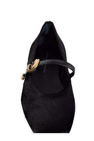 Black calf hair Grisal ballerina ROBERTO FESTA | GRISALNERO
